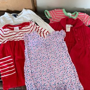 Assortment of dresses, 12-24 months